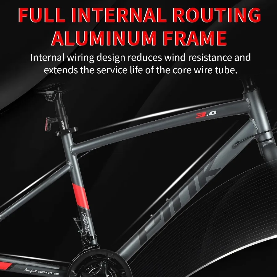 Road Bike, 700C City Commuter  - Carbon Bike Frame review and price