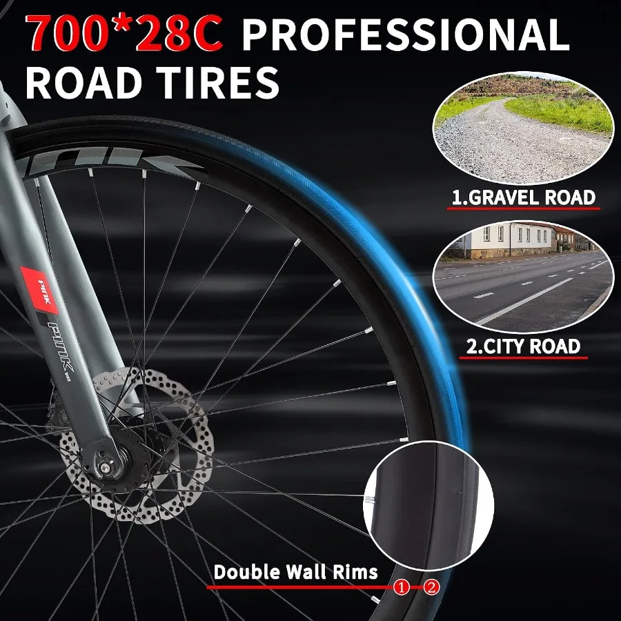 Road Bike, 700C City Commuter  - Carbon Bike Frame review and price