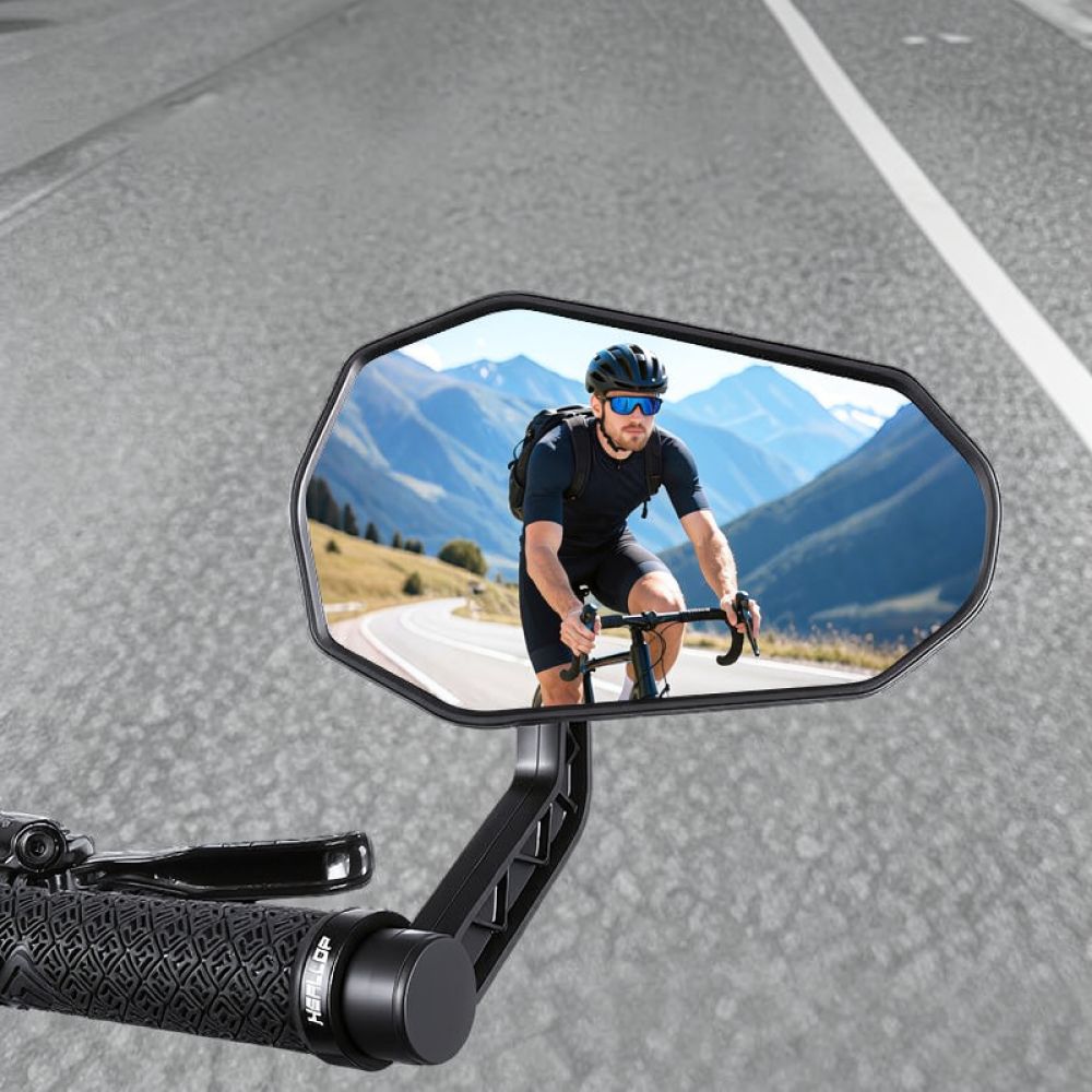 Wide View Bike Handlebar Mirro - Cycling Gear And Equipment review and price