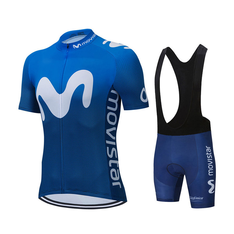 New Summer Movistar Team Cycli - Cycling Gear Jersey review and price