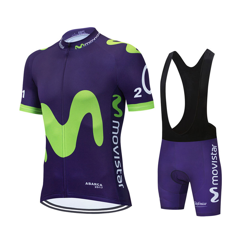 New Summer Movistar Team Cycli - Cycling Gear Jersey review and price